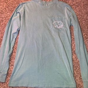 ivory ella turquoise long sleeve